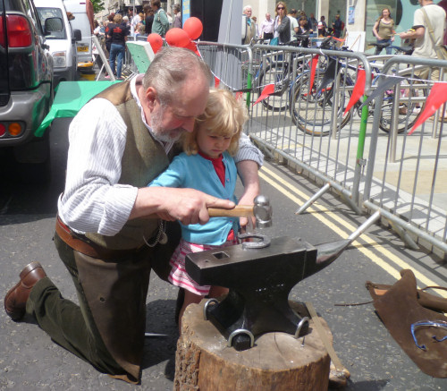Blacksmithing Instruction - Teach them young